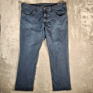 Buffalo David Bitton Jeans Men 42X29 (Tag 40X29) Designer Blue Adam Slim Stretch